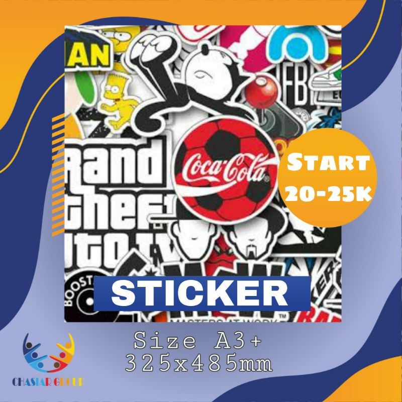 

STIKER LABEL, STIKER PRODUK, STIKER CUSTOME, CETAK STIKER UKURAN A3+