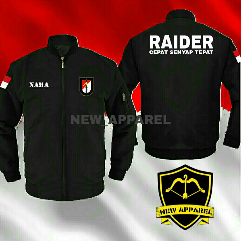 Jaket Bomber RAIDER TNI AD