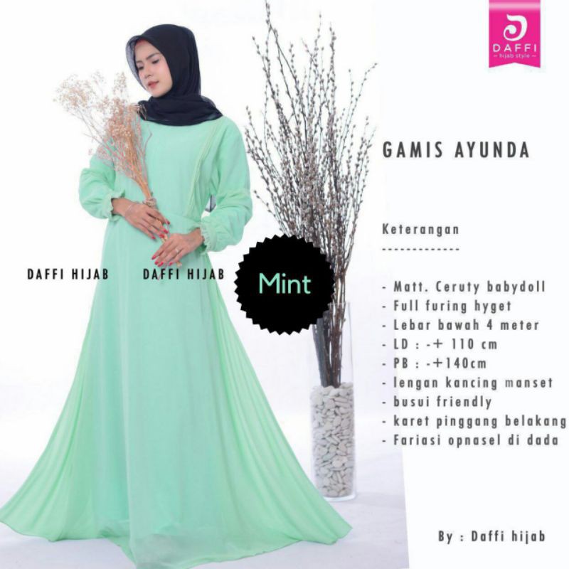 Gamis Ayunda Daffi ori