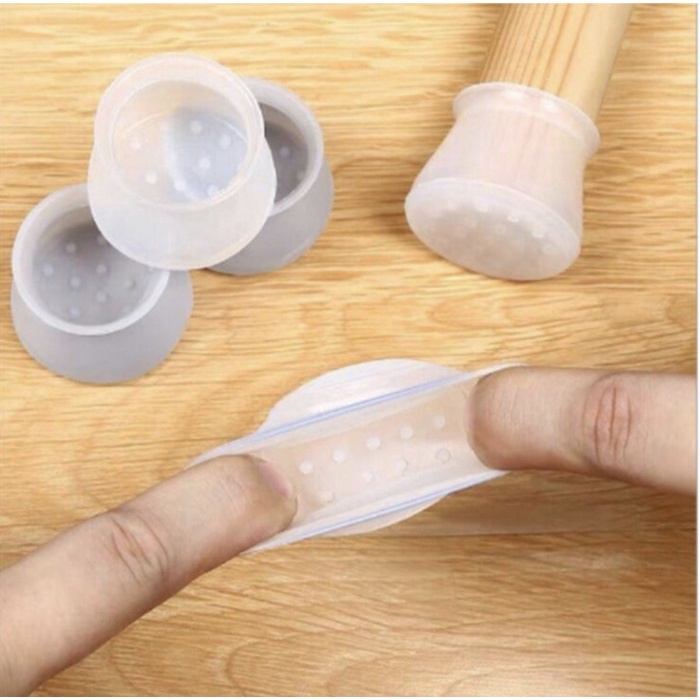 4pcs cover pelindung kaki meja kursi / sepatu meja kursi anti gores