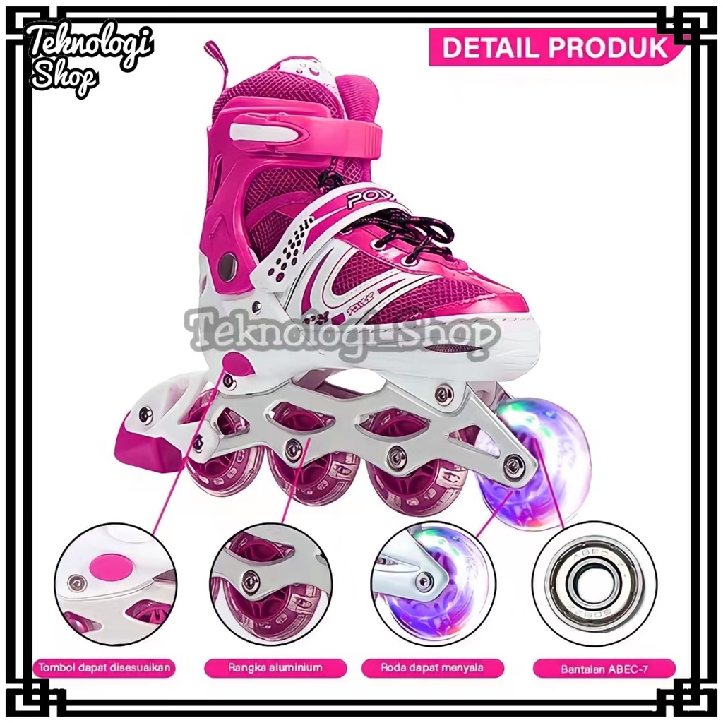 Sepatu Roda Anak Power Inline Skate /Power Roller Skate /Sepatu Roda bajaj