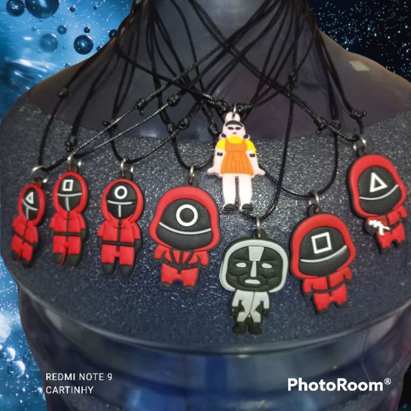 kalung liontin squid game per gros 144pc#cartinhy