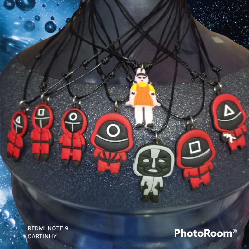 kalung bts bt21 squid game variatif kumpulan karakter lainnya#cartinhy