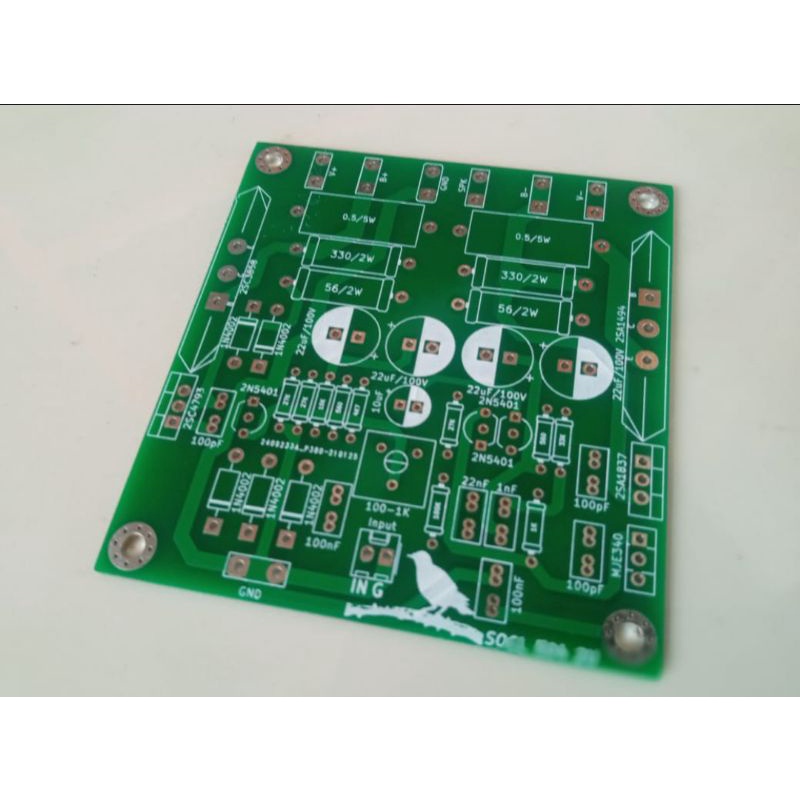 PCB 504 DOBELLAYER,2U FOR POWER AMPLIFIER