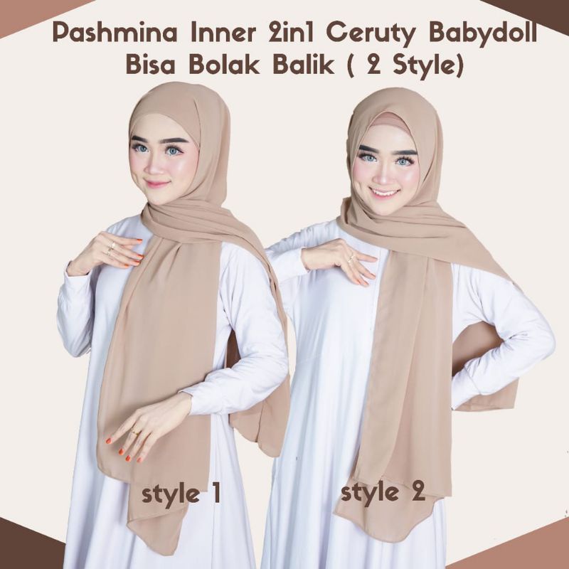 Pasmina inner ceruty babydoll