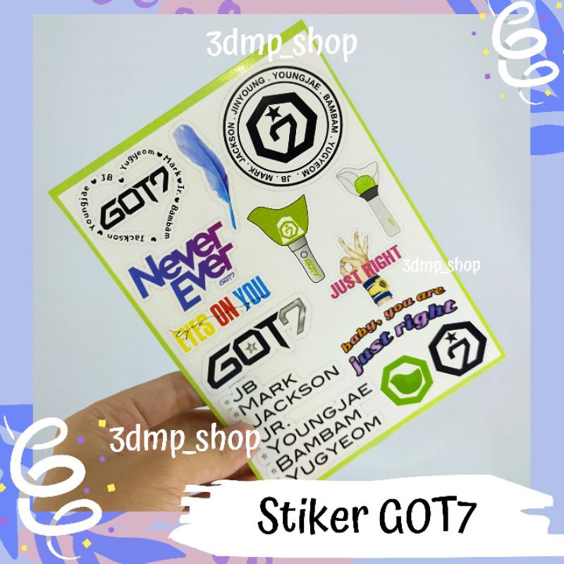 Stiker Got7 aesthetic