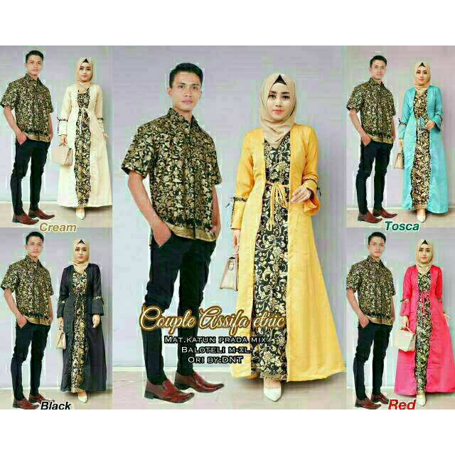 Asiffa etnic batik  couple  batik  kebayak batik  sarimbit  