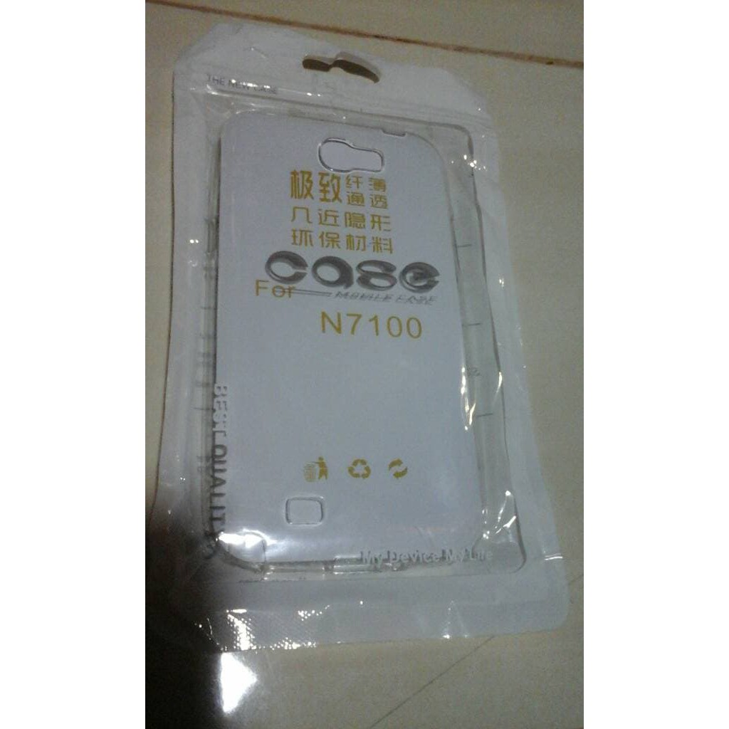 Jual Softcase samsung note 2 jelly case ulthra thin N7100 Berkualitas
