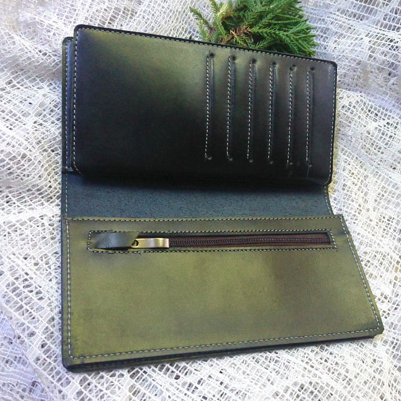 Dompet Kulit Pria Wanita Model Lipat Panjang Kulit Asli Premium Original Branded