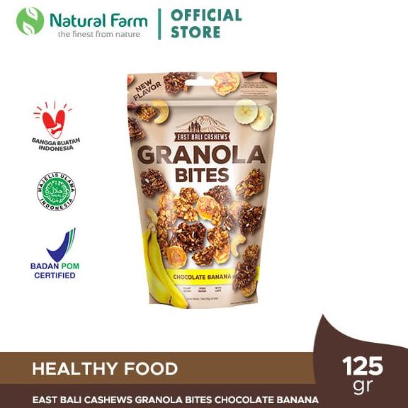 

East Bali Cashews Granola Bites Chocolate Banana 125gr
