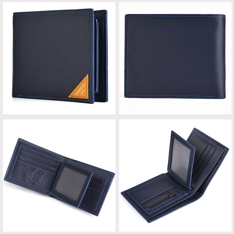 DOMPET LIPAT PRIA KULIT PREMIUM HITAM DEABOLAR WA444N1 DIOGO ORIGINAL IMPORT COWOK SLOT KEREN TIPIS KARTU UANG MURAH LAKI SIMPLE KEKINIAN BATAM DISTRO