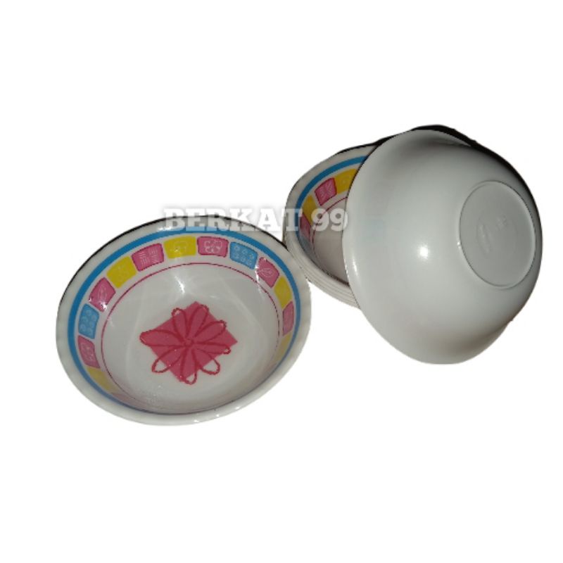 MANGKOK MANGKUK MELAMIN PUTIH KECIL 12 CM / SA800