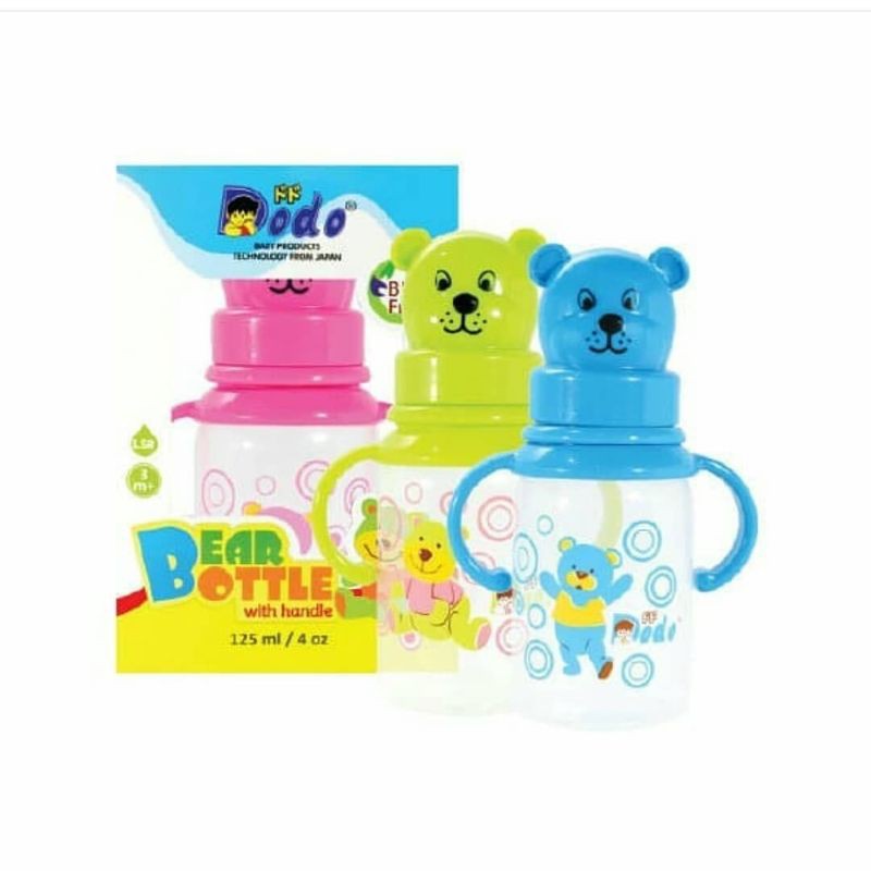 Dodo Botol susu PP Bear With Handle 125 ml