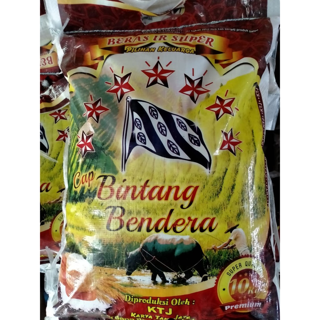 

BERAS IR SUPER cap BINTANG BENDERA 10KG