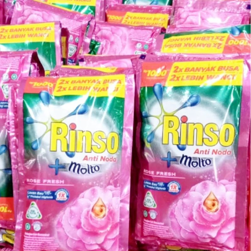 rinso cair sachet rencengan 12 sachet