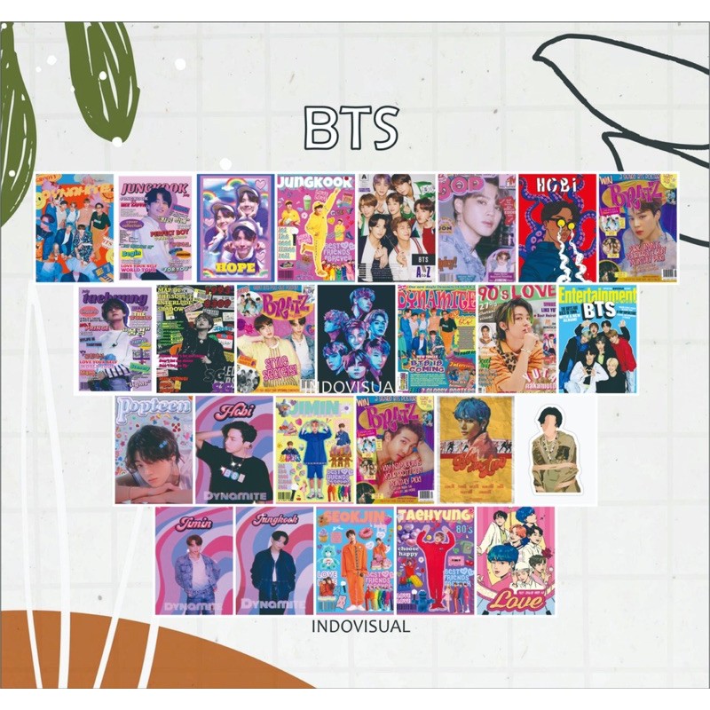 

POSTER AESTETHIC BTS | Paket 16 Pcs | Ukuran A4/A5/A6