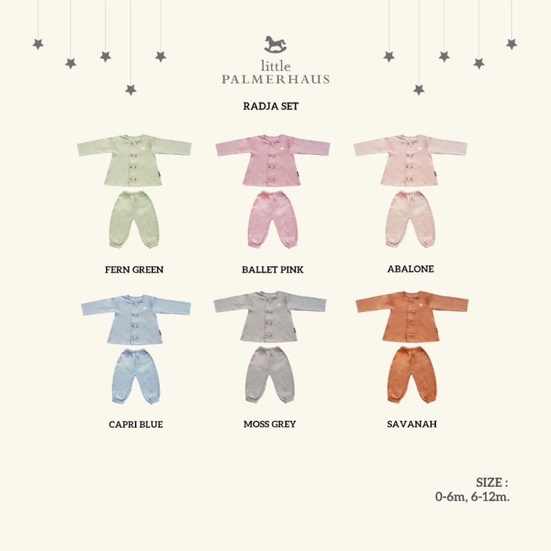 Setelan Baju Muslim Bayi - RADJA SET / RADTU SET LITTLE PALMERHAUS