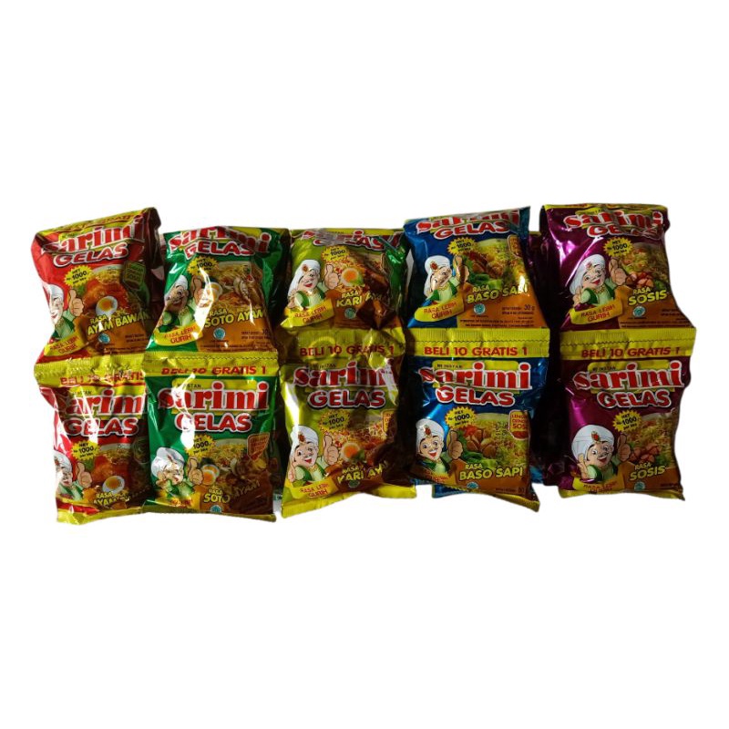 Jual Sarimi Gelas Renteng Isi 10 Pcs Sachet Mie Gelas Sarimi Instant