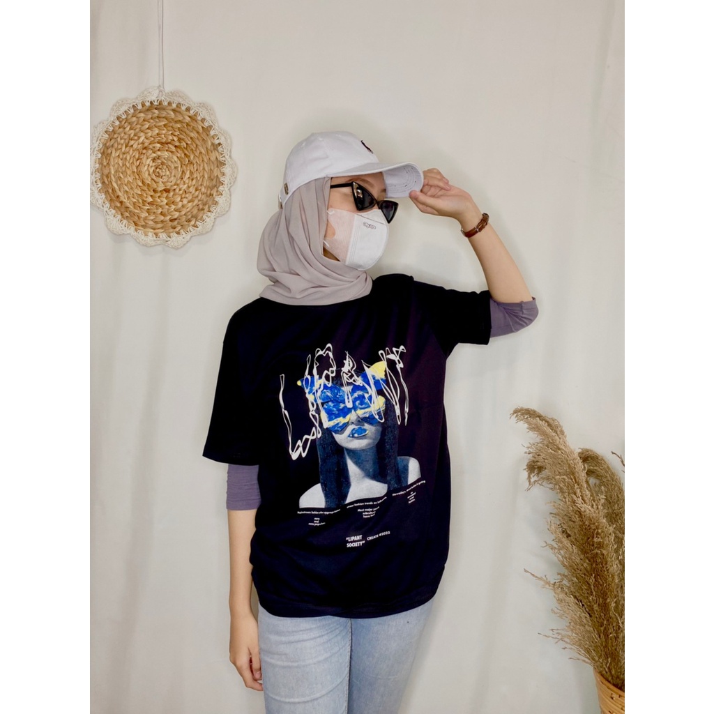 Kaos Distro Allipant Series Oversize Unisex Pria Wanita / T-shirt Oversize Sablon Premium Katun Combed All Size M to XXL