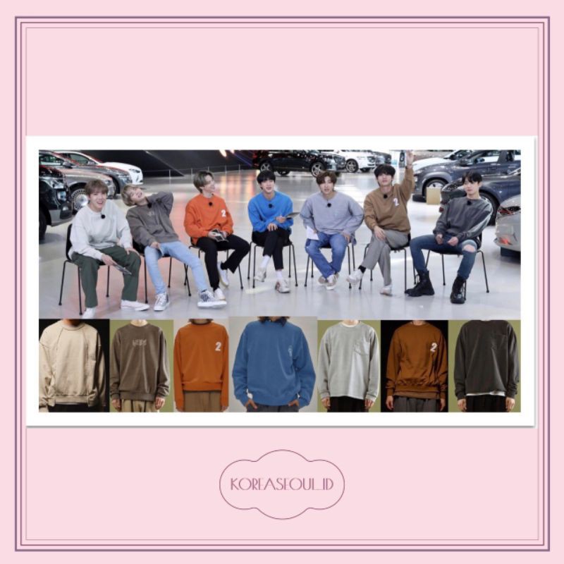 [SALE] OFFICIAL LE2 X BTS SWEATSHIRT