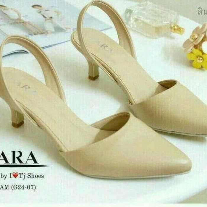 High Heels/Heels/Hak Tinggi/Heels Glamour Merah /Sepatu Pesta 1448DT High Heels Nr01 Cream - Cream,