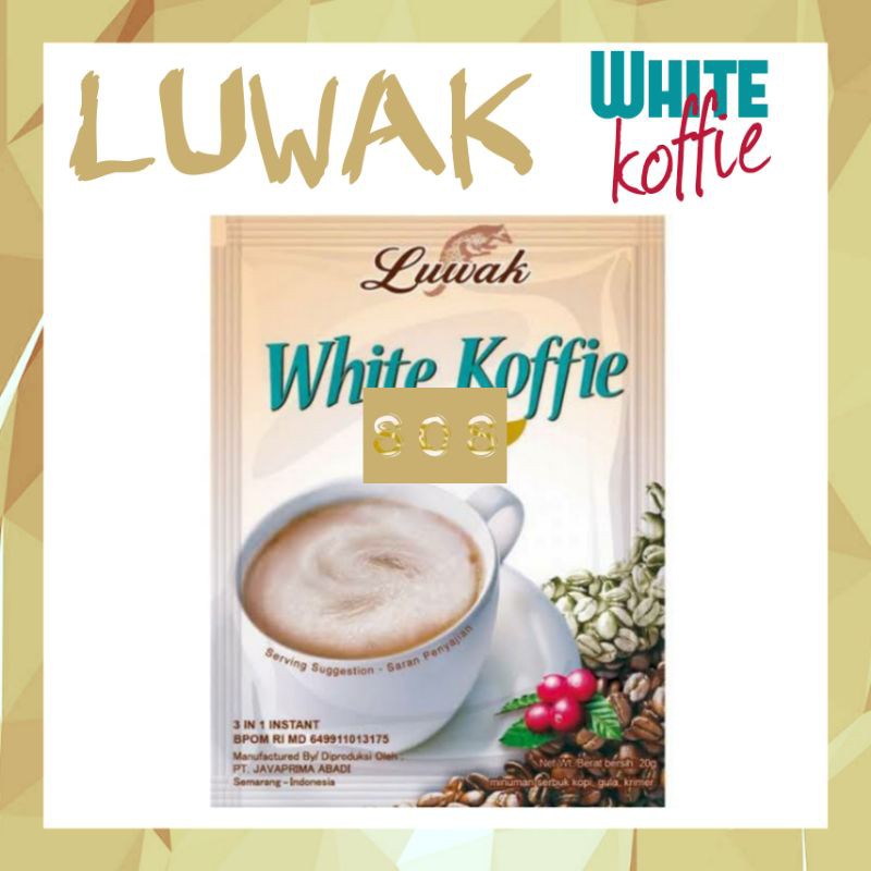 

《OS3》 Luwak White Koffie 20 gram - KOPI