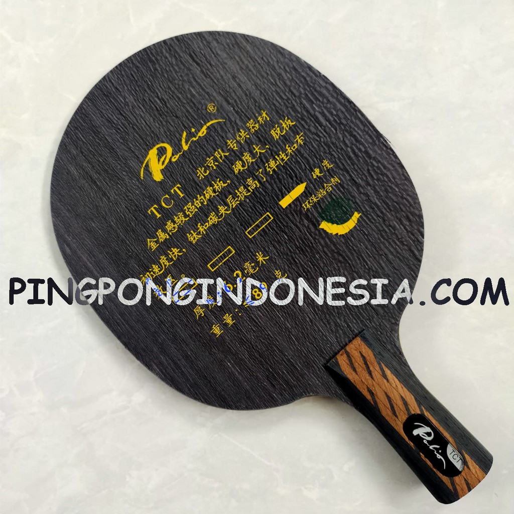 Palio TCT - Penhold - Kayu Blade Pingpong Bat Bet Tenis Meja