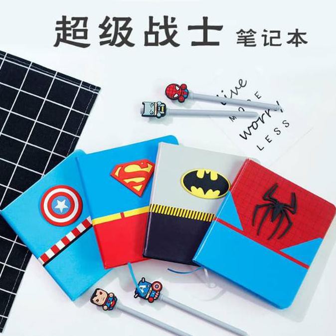 

Buku Tulis Set Unik Book Set Edisi Super Heroes Teresale95