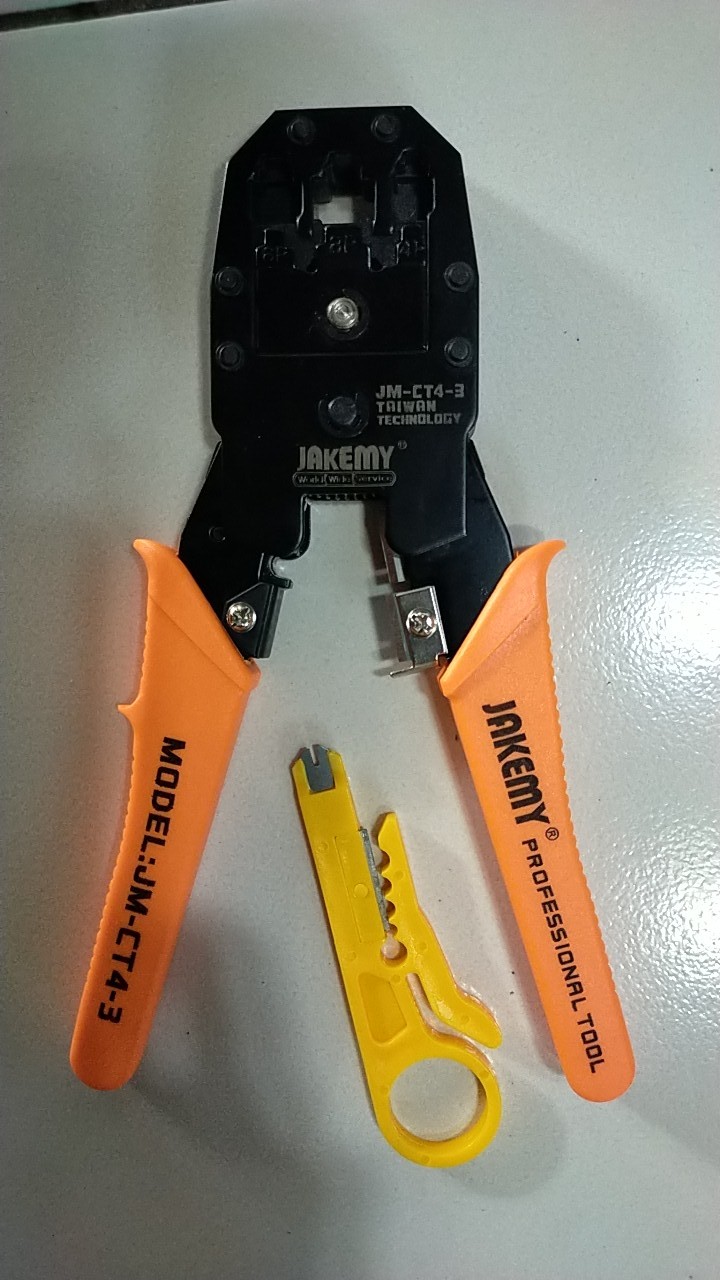 Jakemy Crimper Plier Tang Lan Network Cable Rj45 / Rj-11- Jm-ct4-3