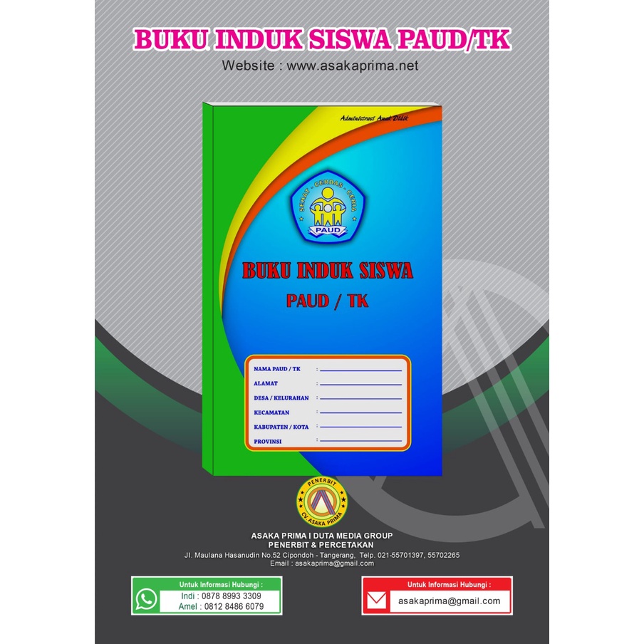 

BUKU INDUK PAUD K13 Terbaru | Revisi 2022