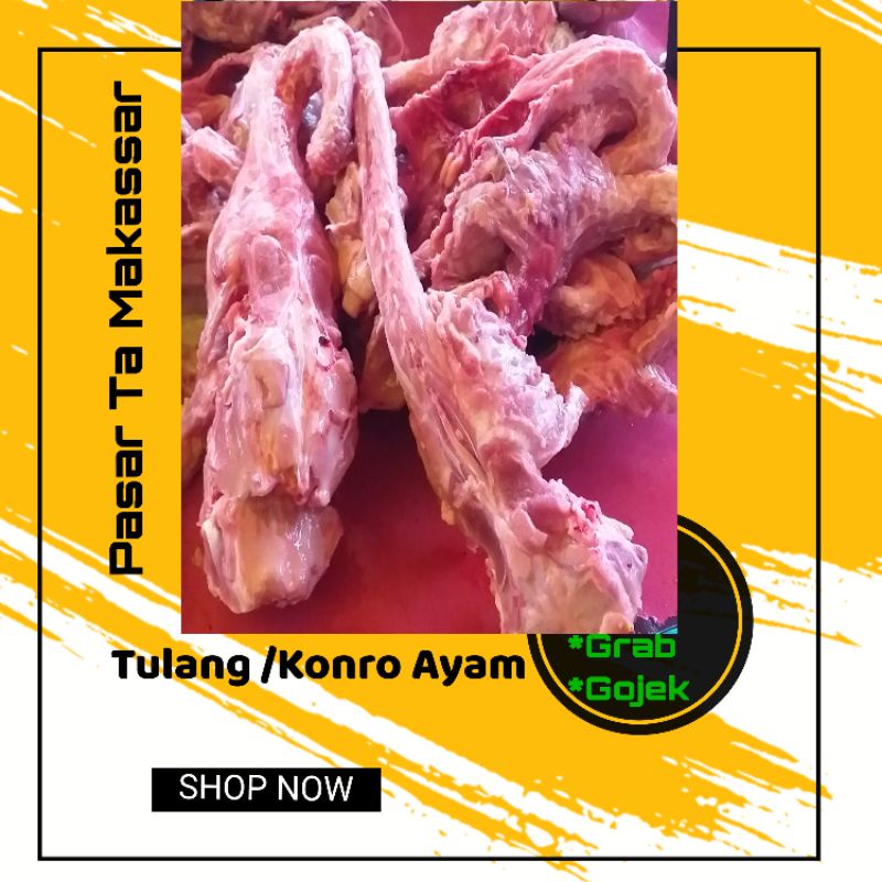 

Tulang Ayam Potong Perkilo/Konro Ayam / Pasar Ta Makassar
