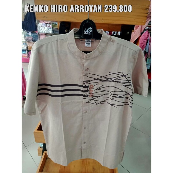 KEMKO HIRO ARROYAN RABBANI - KEMEJA KOKO RABBANI - BAJU KOKO RABBANI LENGAN PENDEK - BAJU KOKO LENGA