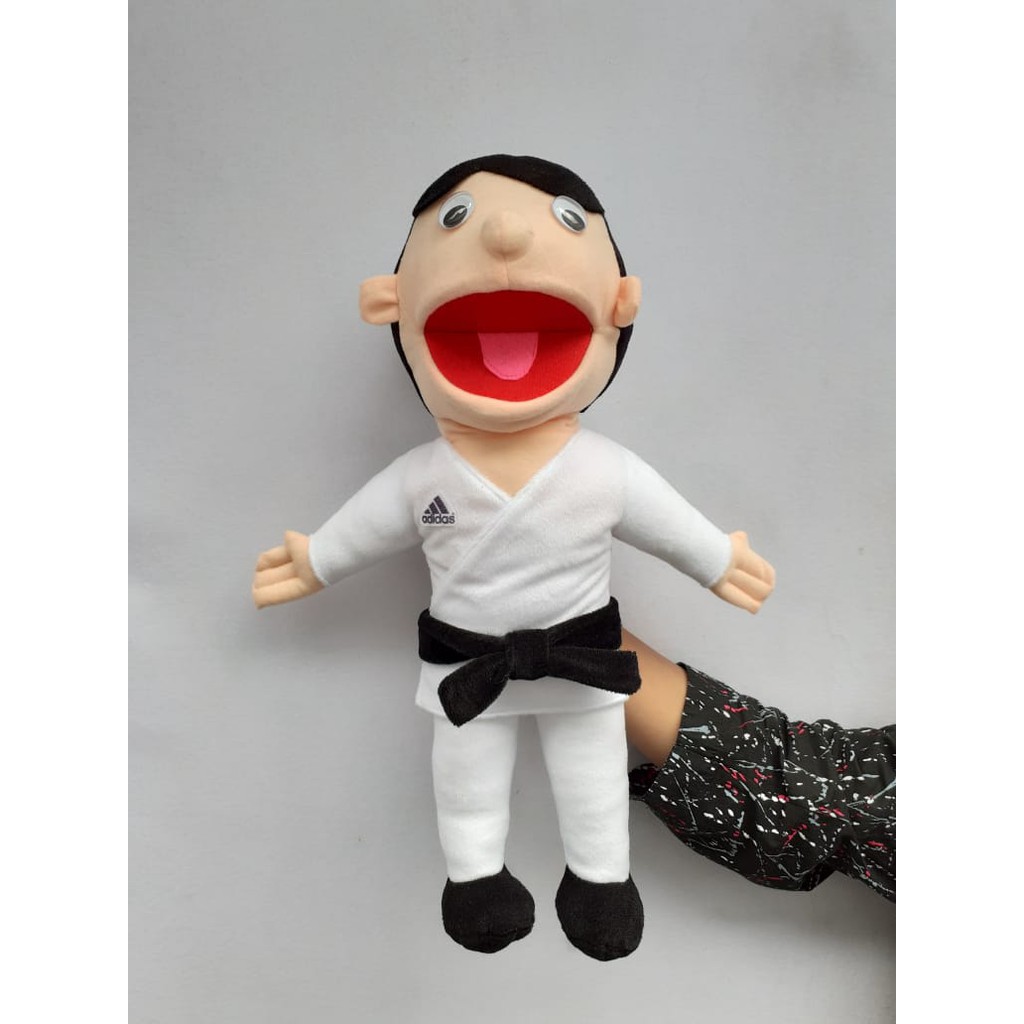 Boneka Tangan Muppet Karakter Duta Karate | Boneka Atlet Taekwondo