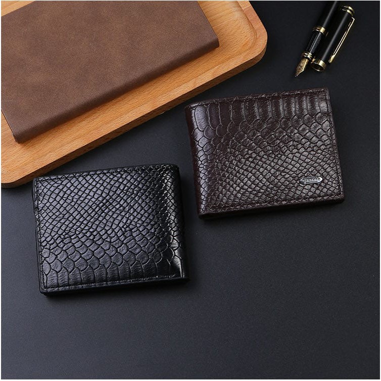 DOMPET PRIA IMPORT MATERIAL PU DOMPET PENDEK DOMPET LIPAT COD MURAH
