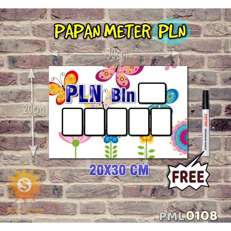 

Safa Papan Meter Listrik PLN PAM motif Unik - Floral 08