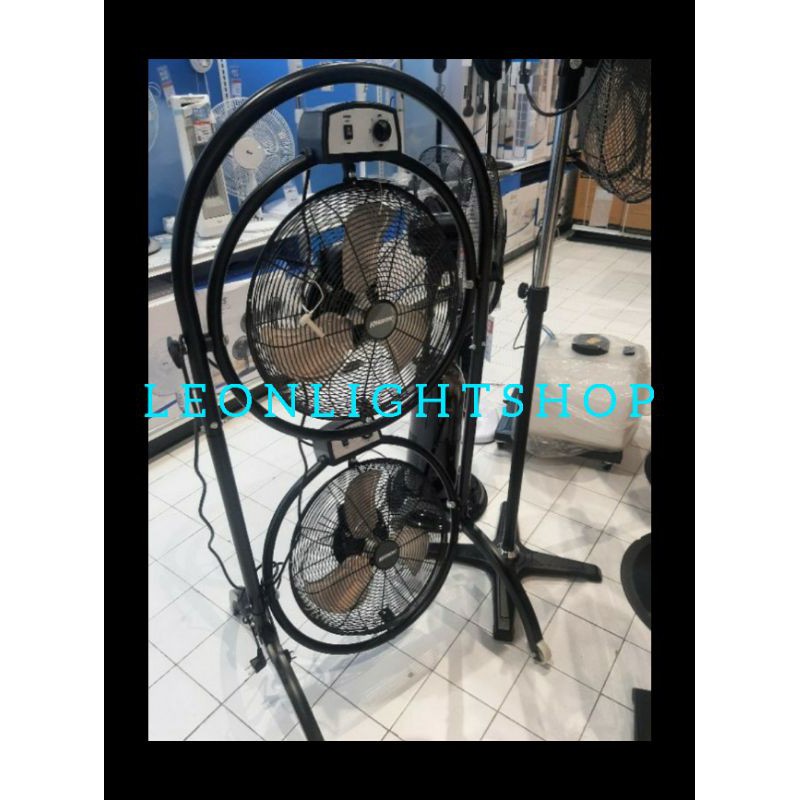 KRISBOW KIPAS ANGIN GANDA 16INCH/KIPAS ANGIN INDUSTRIAL DOUBLE/DOUBLE FAN MURAH/ACE DOUBLE FAN 16INC