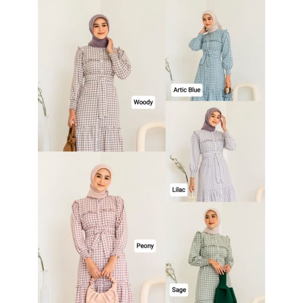 [OFFICIAL RESELLER]✓ Anya Mididress Kamila Wardrobe / Midi Dress Kamila Wardrobe