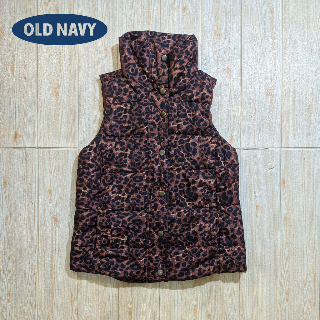 Old Navy - Rompi Vest Wanita Gunung Outdoor Down Dacron Microfiber Second Bekas Original - RX49