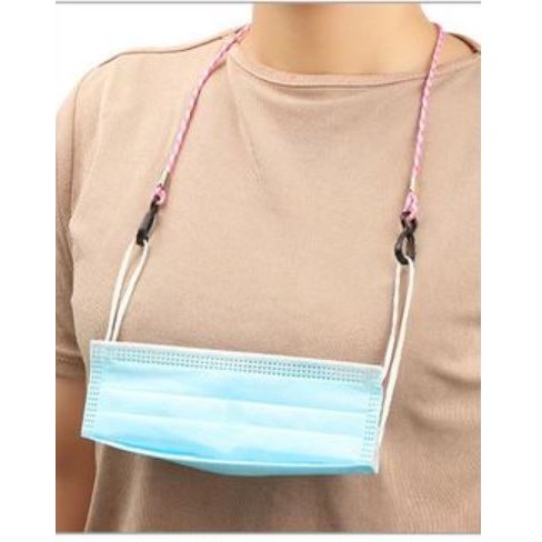 Tali Strap Masker Kalung 2in1 Tali Elastis Konektor Headloop Tali Masker