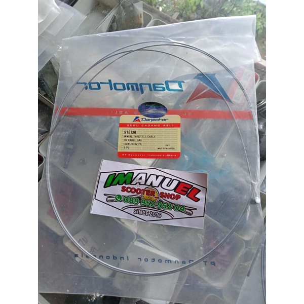 kawat kopling vosneling gas Vespa olor dalam gas persneling kopling Vespa DANMOTOR kabel dalam vos g