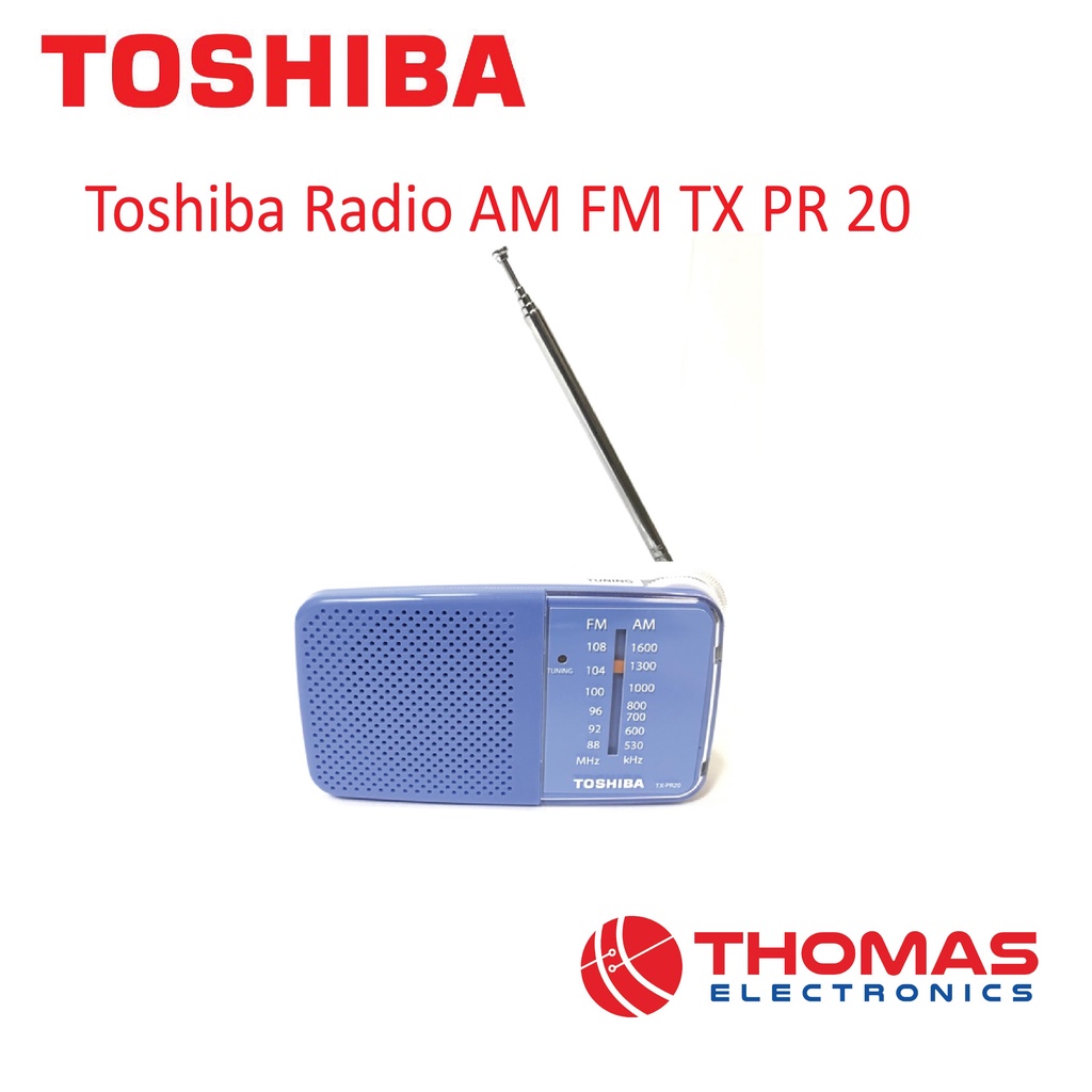 Toshiba Radio mini AM FM TX PR 20