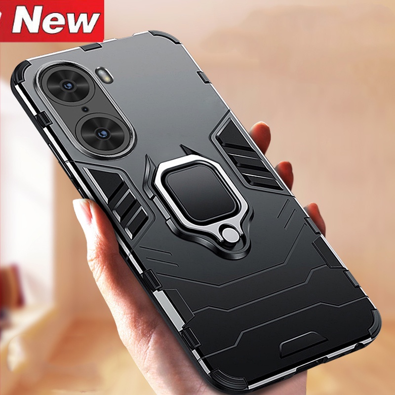 Casing Armor Shockproof Dengan Stand Holder Magnetik Untuk Huawei Honor 60 Pro Honor 60