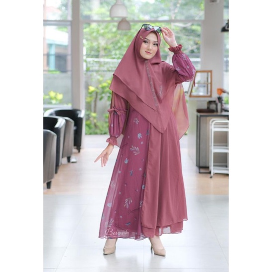 GAMIS CERUTY BABYDOLL AUREL ANITA SET HIJAB SYARI / BERMERKS SYARI GAMIS CERUTY/ BERMEREKS SYARI /GA