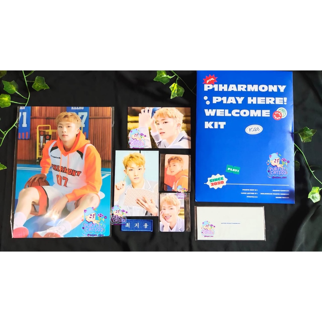 P1Harmony Welcome Kit 'JIUNG' OFFICIAL MD [P1AY HERE]