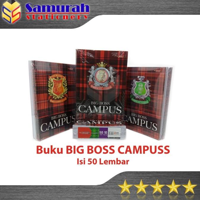 

Office & Stationery | Buku Tulis | Buku Tulis Sidu Big Boss Campus 50 Lembar / Bigboss Campuss 50 Lbr | Best Seller