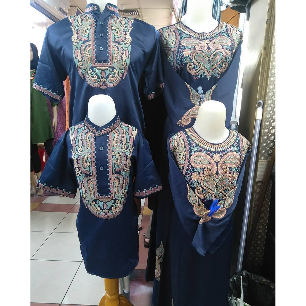 Gamis Syar'i asdf Denia couple keluarga T031019