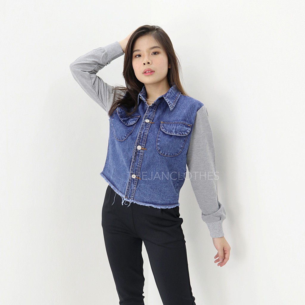 Ms match jacket jeans wanita by Genijeans