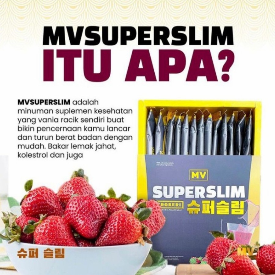 (BISA COD) MV Super Slim by Maria Vania MVSuperslim Official Superslim Pelangsing