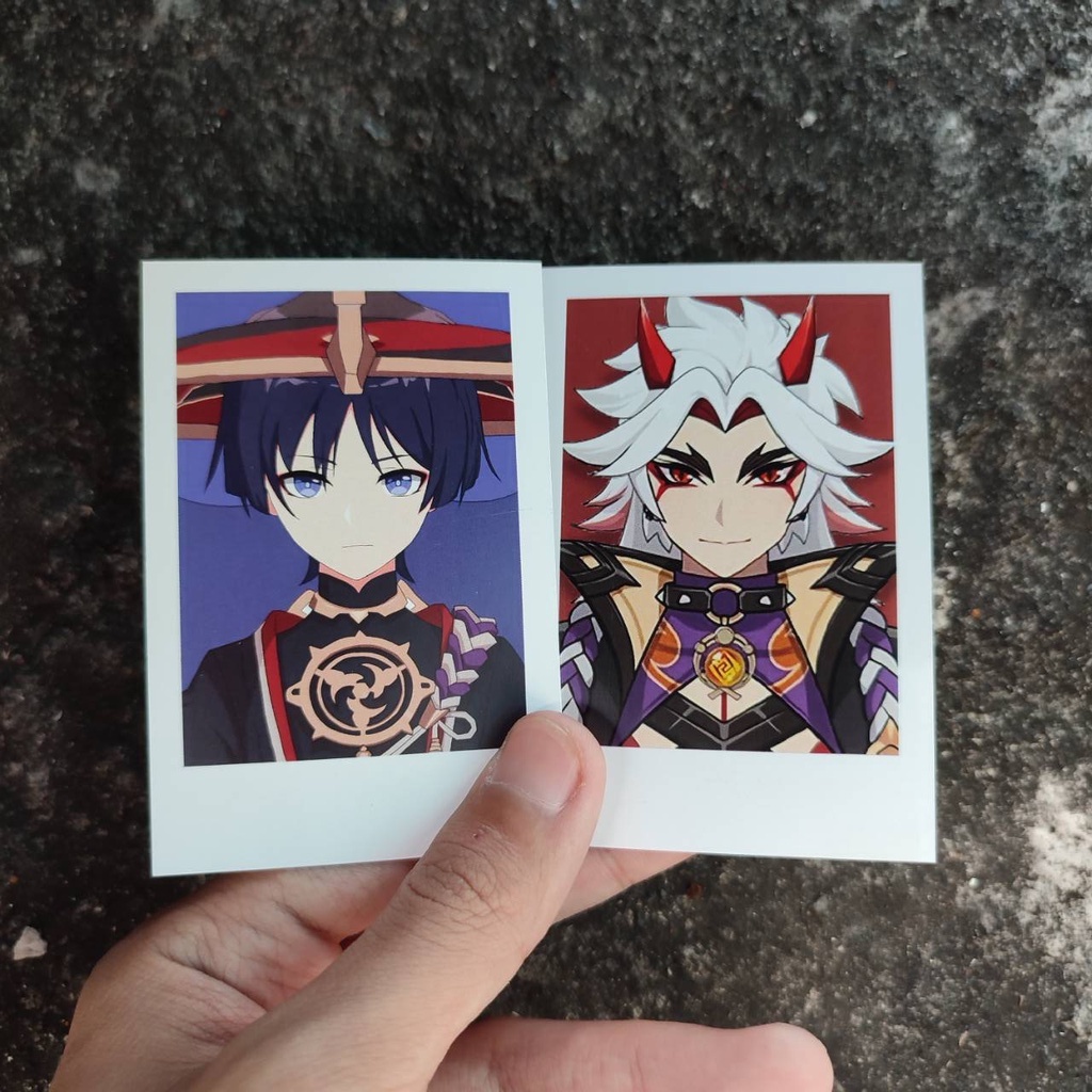 Pola Deco Mini Poster Game Genshin Impact - Paimon Keqing Klee Childe Tartaglia Razor