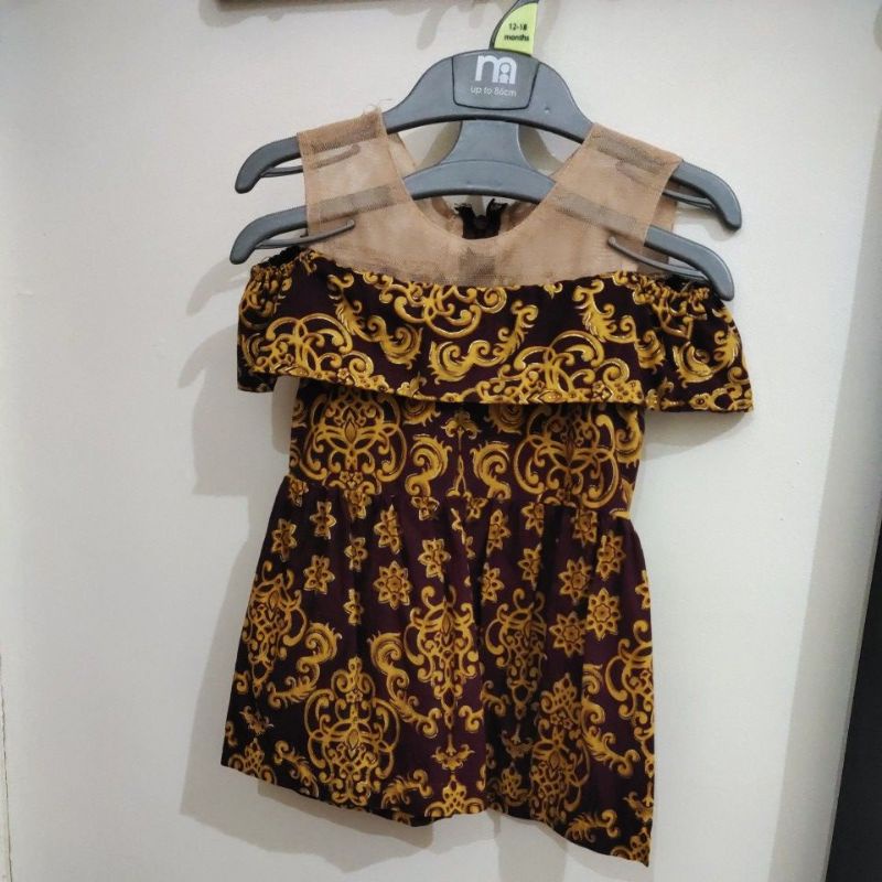 dress BATIK ANAK UMUR 1 TH